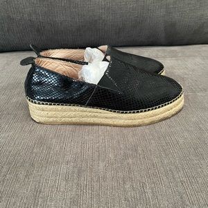 Black espadrilles